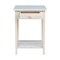 International Concepts Rectangle Hampton Bedside Table, 21 W, 21 L, 30 in H, Wood, Unfinished OT-91 - alternate 8